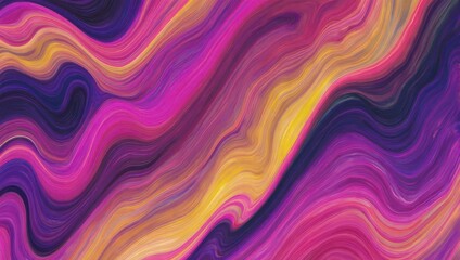 Abstract painting of swirling, vibrant colors
