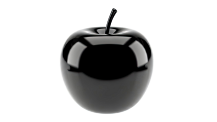 Glossy Black Apple