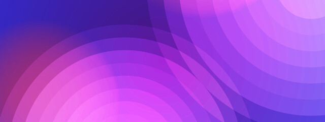 Fototapeta premium Deep violet base with multiple overlapping circular shapes creating a hypnotic layered effect
