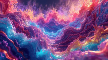 Swirling cosmic dreamscape