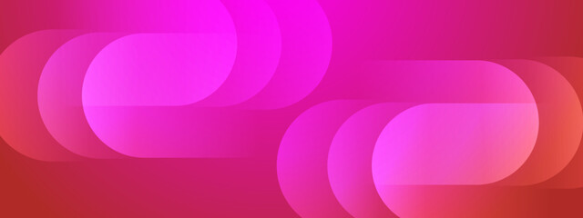 Abstract pink and magenta background featuring soft overlapping rounded rectangular shapes with a luminous glow for feminine modern design