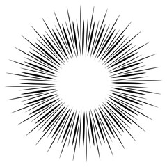 Fototapeta premium Sun burst radial light beam explosion 