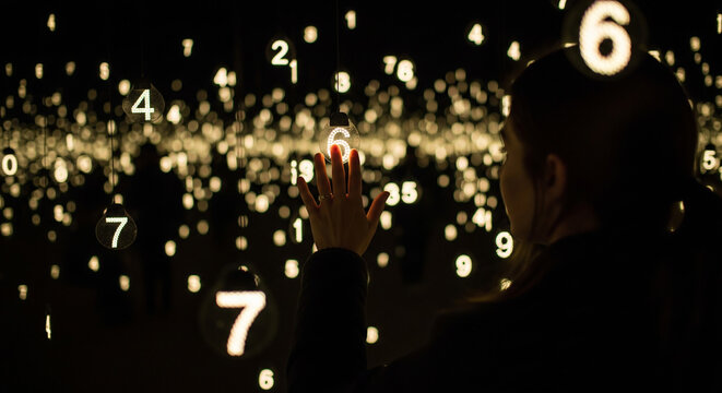 Human Interaction With Digital Numbers and Data Flow