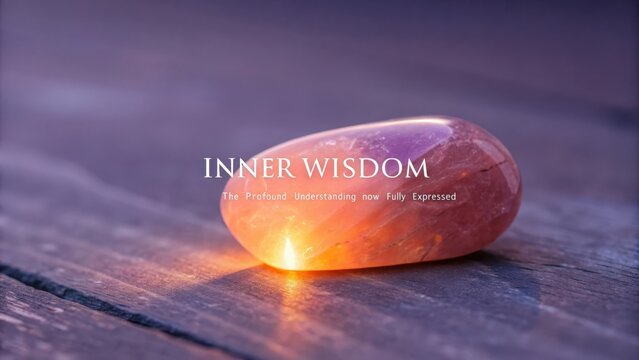 Solitary radiant sunstone gemstone glowing with warm inner wisdom