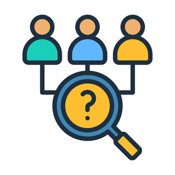 Applicant Tracking Icon - Lineal Color