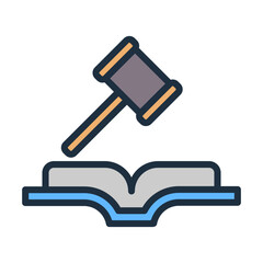 Code Of Conduct Icon - Lineal Color