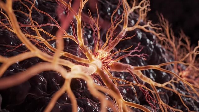 Detailed Neural Network Visualization - A Deep Dive into Brain Connections.