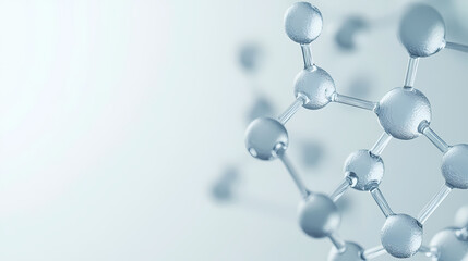 Molecular Structure, Scientific Illustration,  Modern Design