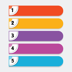 Retro Bullet Point Set Vector