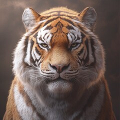 Fototapeta premium picture of tiger face