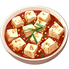 Delicious Braised Tofu in a Bowl