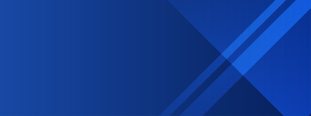 Obraz premium Elegant dark blue abstract composition with overlapping diagonal stripes and sharp edges