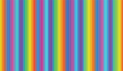 Obraz premium Vibrant vertical stripes in rainbow gradient pattern, creating a colorful and dynamic background