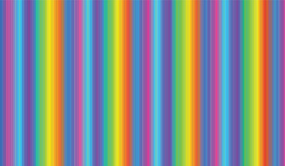 Obraz premium A colorful and vibrant abstract background with smooth vertical rainbow gradient stripes
