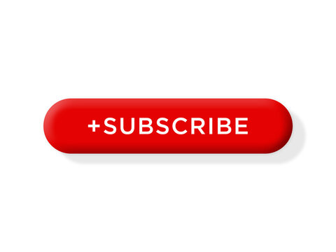 Social media subscribe red button - Powered by Adobe