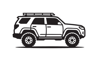 Modern Off-Road SUV with Roof Rack