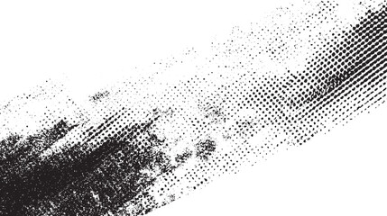 Abstract monochrome background with diagonal distressed brush strokes and a halftone dot pattern creating a textured and visual