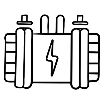 hydrogen fuel doodle art fuel hand drawn black and white outline