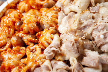 Stir fried spicy vegetable octopus  © mnimage