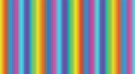 Obraz premium Vibrant vertical rainbow stripes and gradient color transitions create a colorful background