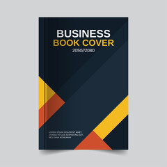 Minimalist Business Book Cover Template for Flyer, Brochure, Magazine Cover, and Poster Design