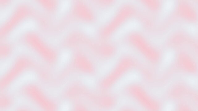 Dreamy blurred pink and white herringbone motion background with floating ring particles