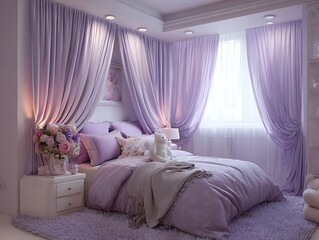 bedroom with bed