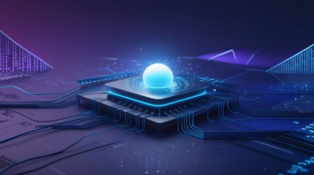 Futuristic digital world globe with blue binary code network glowing across a dark space horizon against a bright starry night sky backdrop - Powered by Adobe