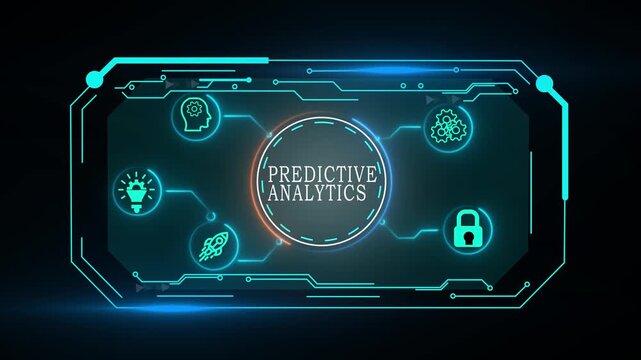 PREDICTIVE ANALIYTICS concept. Restoring critical systems and data, backup and restoration procedures, proactive planning to mitigate risks and protect against potential disasters. IT system 