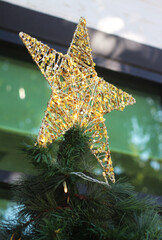 Decorate the Christmas tree beautifully.