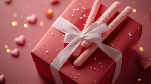 Pepero day with Chocolate Biscuit Sticks set,Pocky straw stick set,Couple Lovely day,Pepero Day Love Event,romantic event banner illustration,November 11th concept,valentine day.