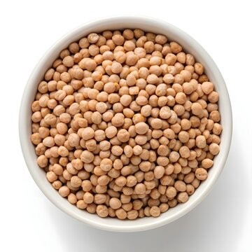 Chironji Seeds (Charoli) on White Solid Background, Close-Up of Natural Nutty Seeds Showcasing Organic Texture, Rich Flavor, and Traditional Superfood Ingredient Concept for Wellness and Culinary Use