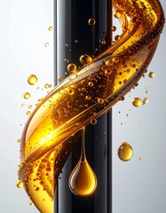 キューティクル集中補修 ツヤを与えるヘアオイル マクロ美容表現 ジェネレーティブAI