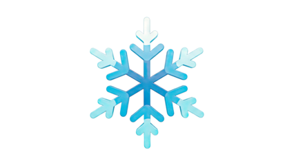 Blue Snowflake Icon