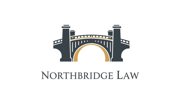 Northbridge Law Firm Logo Featuring Bridge Illustration.