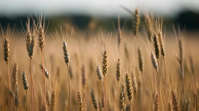 Golden Wheat Field at Sunrise