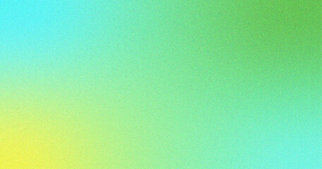 Simple background in blue, green and yellow with rough texture, abstract banner background