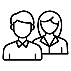 Obraz premium Couple Icon