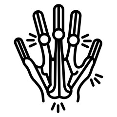 Obraz premium Carpals Icon