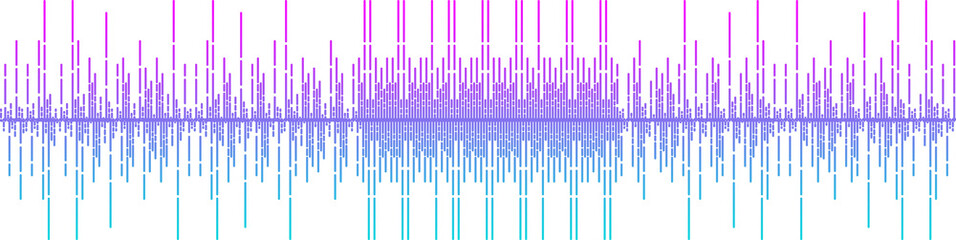 abstract digital graphic of an audio waveform