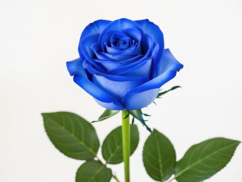 Single Blue Rose With Stem Images – Browse 10,877 Stock Photos