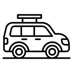 Obraz premium Family Car Icon