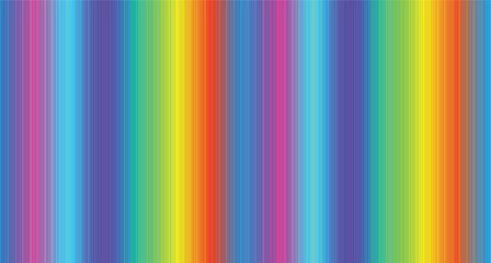 Vibrant rainbow stripes pattern