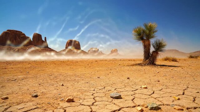 Natural Phenomenon Highlight the mirage as a captivating natural occurrence.