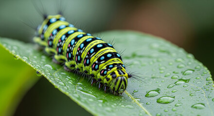 close up of caterpillar