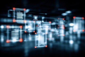 Fototapeta premium A clear governance scene where responsibility is maintained by monitoring and review while selection enters administration for approval and authority