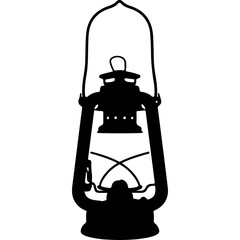 Vintage Lantern Silhouette Design