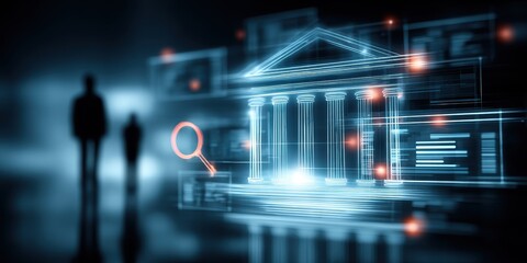 A calm administrative scene where monitoring responsibility and review guide selection toward authority approval