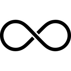 Infinity Symbol Vector Graphic