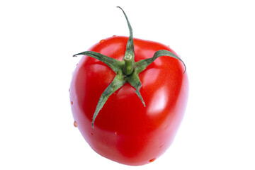 Vibrant tomato enhances dishes, Bright ripe tomato elevates gourmet presentations, Colorful scarlet...